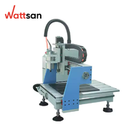 Wattsan 0404 mini 400*400 Router CNC de Escritorio para Grabado en Aluminio, Corte Preciso de Metales Blandos y Fresado 3D, Pequeño y Compacto
