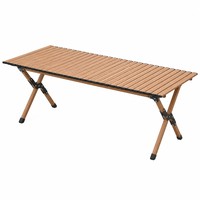 Table de camping pliable et enroulable pour pique-nique en parc ou fête