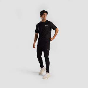 เสื้อยืด 21 Rapid Gym (สีดำ) ผ้าฝ้ายออร์แกนิค 100% พิมพ์ลายซิลค์สกรีนแบบอัดแน่น สำหรับออกกำลังกาย - Product Image 4