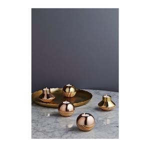 Bougeoir en métal de dernière conception, nouveau placage de cuivre en aluminium pour centres de table de mariage ou décoration de la maison - Product Image 3