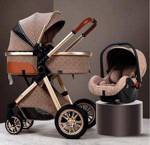 Cochecito de Bebé 3 en 1 Estilo Europeo 2026, Bonito Cochecito Plegable con Asiento para Automóvil, Cochecito de Viaje Ligero para Bebé - Product Image 4