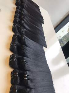 100% มัดผมมนุษย์แบบถักสองชั้นผ้าสักหลาดเนื้อนุ่มสีธรรมชาติทำจากลูกไม้ HD - Product Image 6