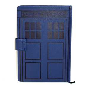 Cuaderno de Tapa Dura Premium para Doctor Who, Diseño Tardis, Cubierta de Cuero, Regalo - Product Image 1