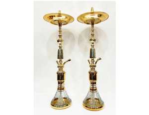 Cachimbas de Latón de Diseño Moderno Egipcio de Calidad Superior con Acabado de Espejo Lacado - Product Image 3