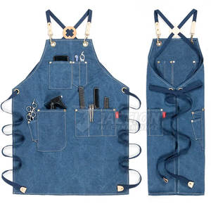 Tabliers de barbier confortables les plus vendus en vente Tabliers de barbier durables en coton au design personnalisé - Product Image 1