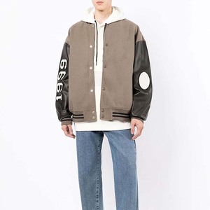 แจ็กเก็ตแฟชั่นบอมเบอร์เสื้อเบสบอลสำหรับผู้ชายขนาดพลัสไซส์พิมพ์ลายดิจิทัล - Product Image 2