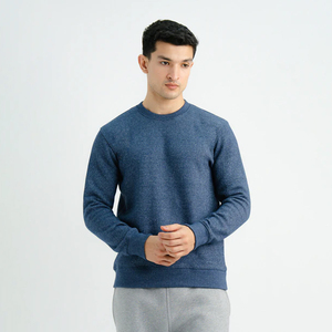 Haute qualité personnalisé essentiel poids lourd 100% coton pull pull pour hommes hiver chaud côtelé tricot doux confortable - Product Image 1