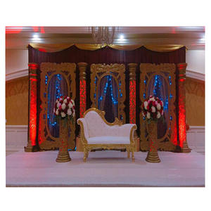 เฟรมหลัง FRP งานแต่งงานของราชวงศ์,เฟรมภาพเส้นใยสีทองงานแต่งงานของจักรพรรดิแผ่นหลังผิวทองล่าสุด - Product Image 1