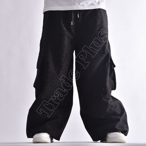Unisex Baggy <b>Cargo</b> Ski <b>Pants</b> Custom Streetwear OEM Snowboarding Wide Leg Breathable Waterproof Zipper Windproof <b>Oversize</b> <b>Pants</b> - Product Image 1