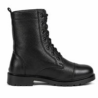 Bottes de randonnée tactiques noires SUPER FORCE pour l'extérieur, imperméables, à lacets, avec certification ISO9001 pour hommes, toutes saisons