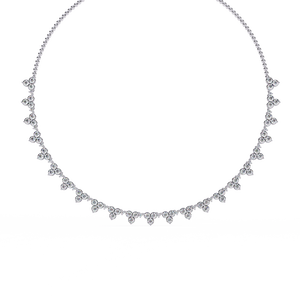 Collier en or 18 carats pour filles avec diamant cultivé en laboratoire, élégants colliers en diamant pour filles - Product Image 2