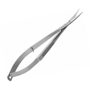 Ciseaux de manucure à ressort à lames courbes et tranchantes en acier inoxydable Micro ciseaux de beauté pour la maison et le salon Vente en gros - Product Image 3