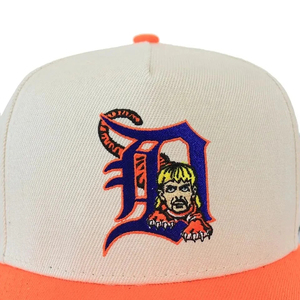 Casquettes de baseball personnalisées à 5 panneaux avec cadre en K, style sportif pour l'extérieur, structure en A, tissu acrylique brodé à pois avec logo, vente en gros - Product Image 3