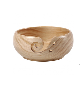Wooden Yarn <b>Bowl</b> Wood for Crochet Large Size Wooden <b>Knitting</b> <b>Bowl</b> 7"x4" Inch Handmade Use and Sale Product - Product Image 3