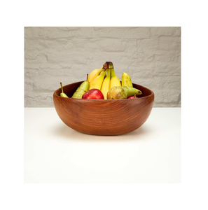 Frutero de masa de madera seguro para alimentos hecho en La India Frutero de madera para decoración de Casa de Campo cuenco de madera sin terminar de alta calidad - Product Image 1