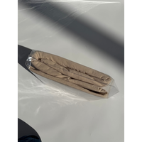 Sac de rangement personnalisé en PVC transparent pour literie, avec soufflet de fond et fermeture auto-agrippante/Velcro