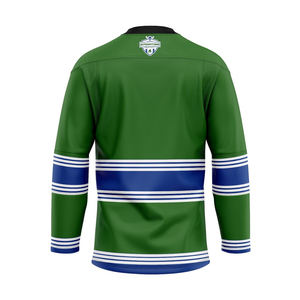 Camiseta de hockey sobre hielo personalizada, logotipo de equipo, uniforme de hockey impreso por sublimación OEM, camisetas de hockey de secado rápido transpirables - Product Image 4