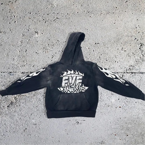 Ensemble de survêtements d'hiver pour hommes avec logo personnalisé vêtements de sport à capuche de marque privée combinaisons de jogging 2 pièces 100% coton respirant - Product Image 6