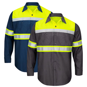 Camisetas de Trabajo de Color Sólido con Logotipo Personalizado de Fábrica, Camisetas de Manga Larga Resistentes y Cómodas - Product Image 5