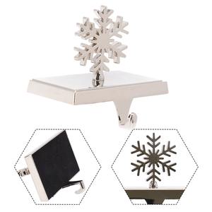 Soporte de árbol de calcetín de Navidad de Metal dorado ajustable de lujo para chimenea Mantel Holiday estante decorativo - Product Image 5