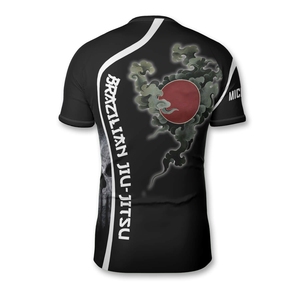 Venta al por mayor de fábrica Rash Guard Shirt Manga corta Protección solar Traje de baño Surf Entrenamiento Top Material transpirable Fabricante OEM - Product Image 6