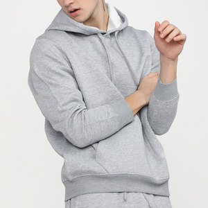 Factory Proper Design Good Quality <b>Trendy</b> Outfit Men <b>Hoodie</b> Mid Weight 350 GSM Basic Cotton Blended <b>Hoodie</b> For Men - Product Image 2