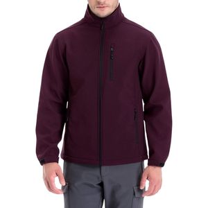Veste Softshell respirante et coupe-vent de qualité supérieure Vestes d'extérieur extensibles doublées de polaire au design personnalisé - Product Image 5