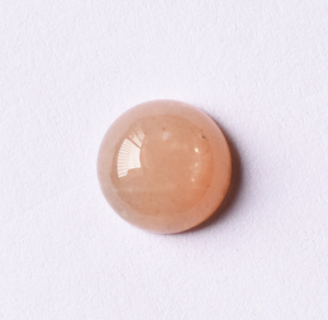 Piedra lunar de melocotón Natural de grado AAA, cabujones calibrados redondos de 13mm, joyería de piedras preciosas con parte posterior plana suelta - Product Image 3