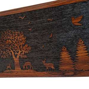 Urna Caja de cremación de palisandro para cenizas humanas Dear Tree Urna de cremación personalizada para cenizas Artesanal Grande - Product Image 5