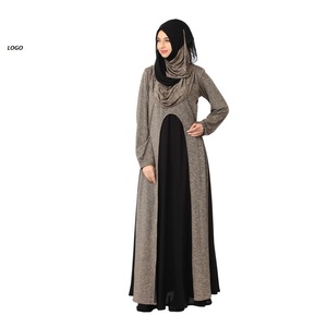 2025 nueva llegada moda impresa estilo Dubai señoras Abaya manga larga vestido musulmán Ramadán oración mujeres Abaya - Product Image 6