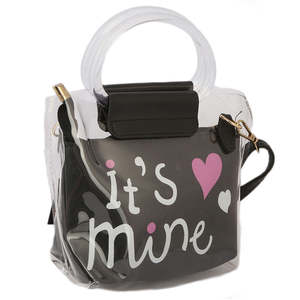 กระเป๋าสะพายไหล่เด็กผู้หญิง 001 -สีดำ - Product Image 1