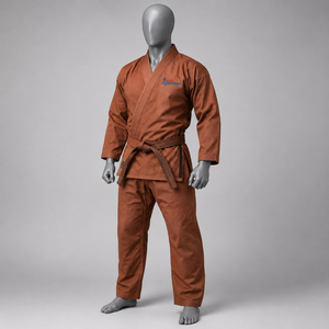 Best Price Strong Comfortable Cotton Martial Arts Wear Unisex Featuring Well-Fitted <b>Kimono</b> Suit Front Logo Durable Breathable - Product Image 2