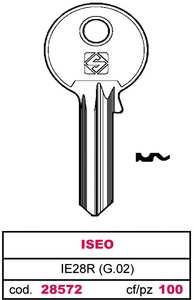 Chiave Ottone Ie28r (g.Vac 0) Iseo - Product Image 1