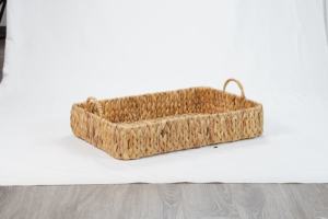 ถาดใส่น้ำผักตบชวาชุดถาดตกแต่งบ้านถาดใส่ของแบบยั่งยืนอุปกรณ์จัดเก็บของในบ้าน - Product Image 3