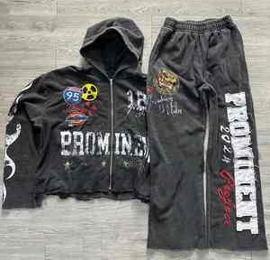 ชุดวอร์มแฟชั่นผู้ชาย ปี 2026 แบบสั่งทำพิเศษ ระบายอากาศได้ดี พิมพ์ลายตามต้องการ กางเกงขายาว เสื้อสเวตเชิ้ต ผ้าฟลีซ คุณภาพพรีเมียม ทันสมัย - Product Image 1