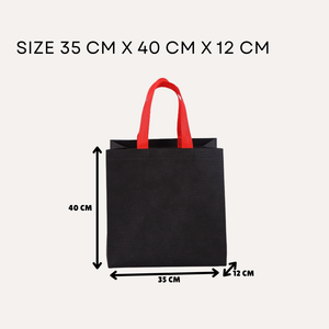 Sacs Spunbond personnalisés avec poignées en blocs de couleurs Fourre-tout coloré, durable et tendance - Product Image 2