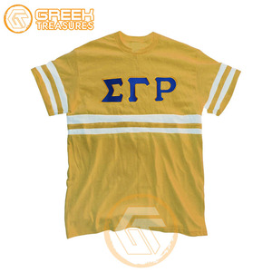 T-Shirt en Jersey de coton de haute qualité Sigma Gamma Rho femmes vêtements de sororité personnalisables respirant demi été événements grecs - Product Image 6