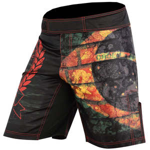 High Street Style MMA Gym Shorts Custom Logo and Design Wholesale Cotton Polyester Solid Pattern <b>Make</b> <b>Your</b> <b>Own</b> MMA Shorts - Product Image 5