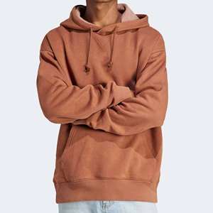 Sweat à capuche surdimensionné pour hommes conçu sur mesure Streetwear Fashion Basics Top décontracté en coton mélangé pour l'hiver avec son propre logo - Product Image 6