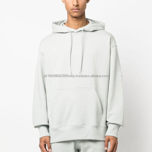 Sudadera con Capucha Personalizada para Hombre, Hombros Caídos, Bolsillos Funcionales, Estilo Holgado, Sudadera Gruesa para Hombre - Product Image 1