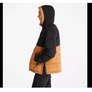 Veste d'hiver à logo personnalisable pour hommes et femmes Taille XL Toile chaude élégante avec col montant Capuche chauffante - Product Image 4