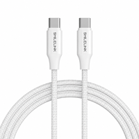 Cable USB Tipo-C de Nailon de 1m, 20V 3A, Carga Rápida, Conductor de Cobre Puro, Transferencia de Datos USB 2.0, PVC, Certificado CE/FCC/RoHS, 12 Meses de Garantía