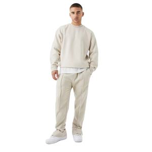 Sweat-shirt évasé unisexe grande taille décontracté léger 100% coton survêtement court Vintage hiver délavé à l'acide respirant - Product Image 1