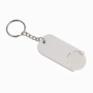 Portachiavi Personalizzato a Forma di Carrello della Spesa, Gadget Promozionale per Moschettoni - Product Image 2