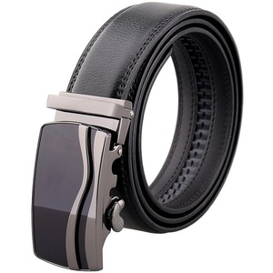 Mode Hommes Ceinture En Cuir PU Ceinture Automatique À Cliquet Boucle De Fer Moins Cher Prix Homme Ceintures - Product Image 1