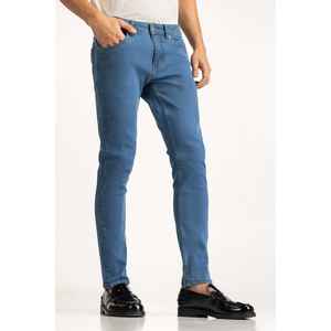 กางเกงยีนส์ทรงตรงเอวกลางสไตล์วินเทจ MN-JNS-WS24-024 ผ้ายีนส์สโตนวอช ตกแต่งลายปัก เอวสูงสไตล์วินเทจ สำหรับฤดูใบไม้ร่วงและฤดูหนาว - Product Image 2