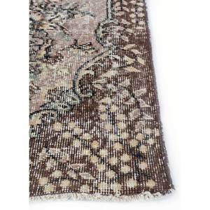 พรมขนสัตว์ถักมือสีเบจและสีน้ำตาล ขนาด 9x12 ฟุต รุ่น Pae-3295 ลายเหรียญตรา สำหรับตกแต่งบ้าน ห้องนั่งเล่น หรือทางเดิน - Product Image 4