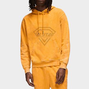 Sweat-shirts à capuche oversize en coton 100% lavés à l'acide, streetwear, fabricant de sweats-shirts à capuche pour hommes personnalisés, lavés à l'acide - Product Image 1