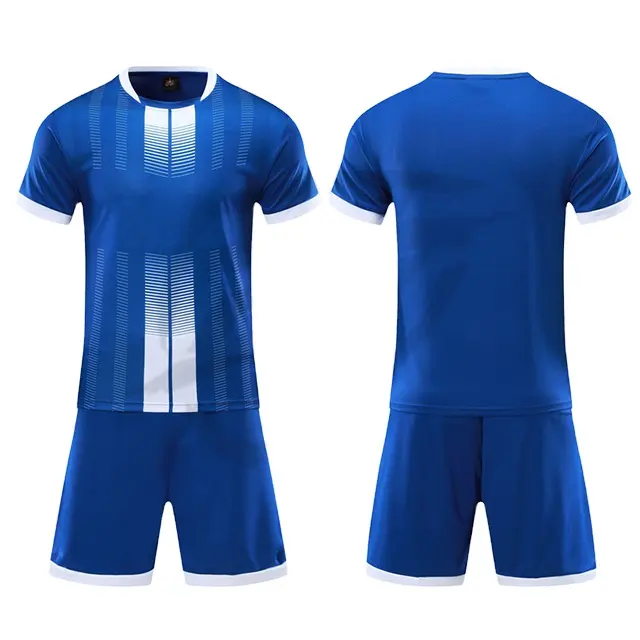 2023 alta calidad personalizada secado rápido equipo entrenamiento desgaste fútbol kits uniforme hombres camiseta pantalones cortos Retro fútbol Jersey conjunto completo