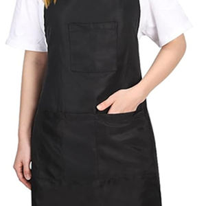 Tablier de coiffeur 4 poches professionnel pour salon de coiffure, porte-outils de barbier, imperméable, réglable, en tissu mémoire - Product Image 4